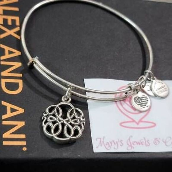 Alex and Ani Path of Life charm bracelet - Picture 2 of 3
